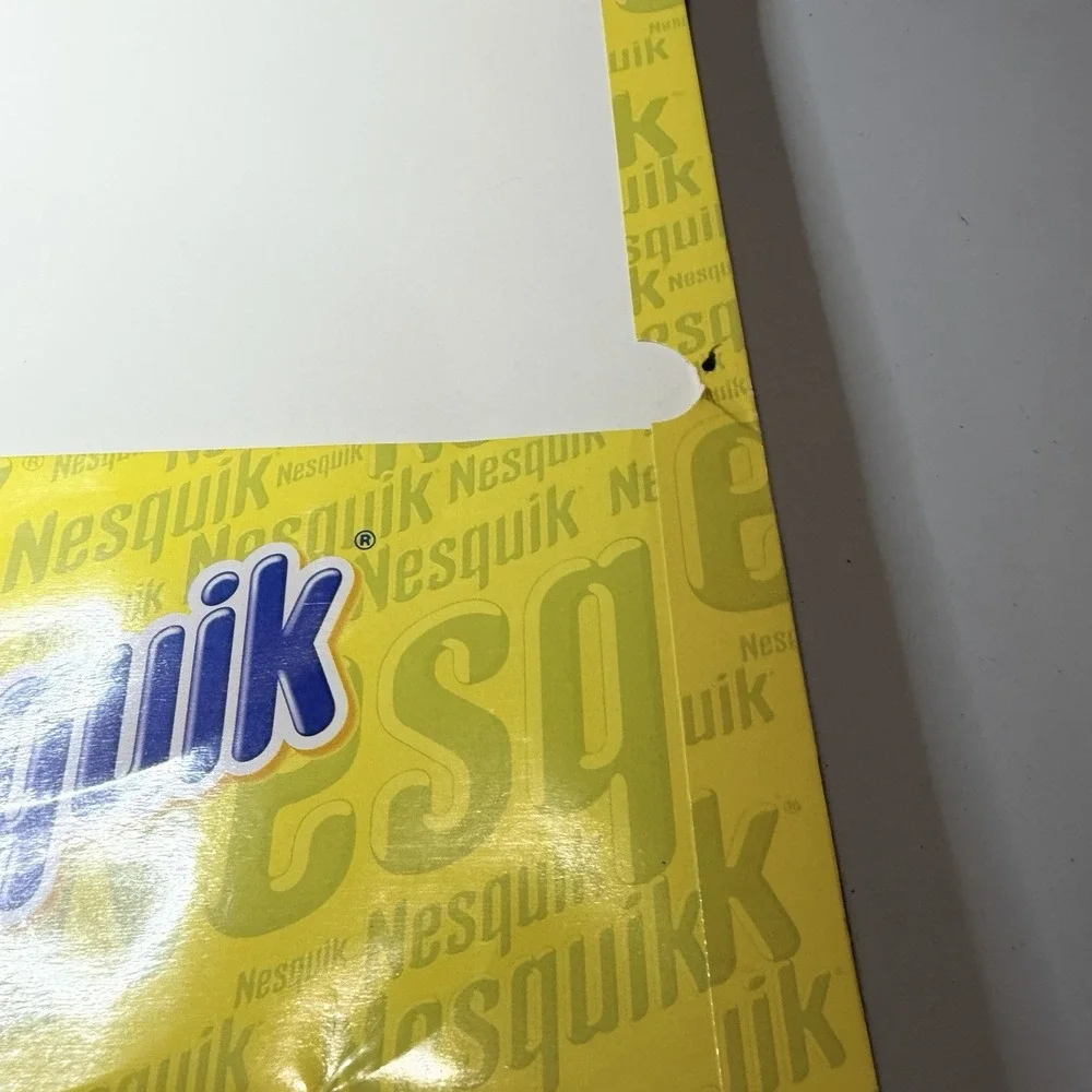 Nesquik Nestle Chocolate Drink Folder Kids School 3 Ring RARE VTG 90's